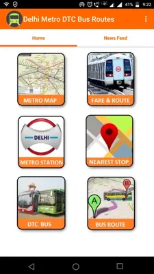 Delhi Metro DTC Bus Routes android App screenshot 3